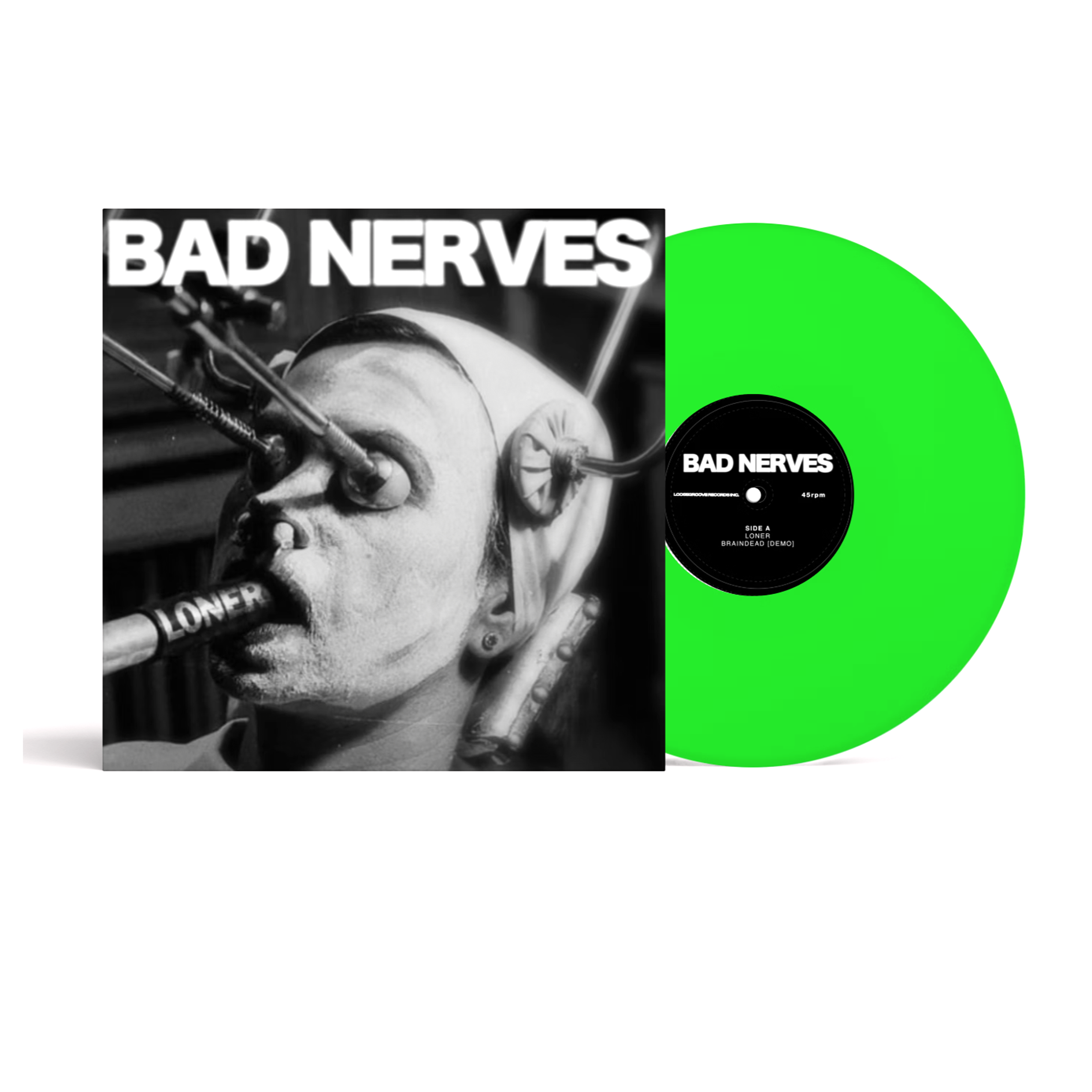 ☆RAINBOW☆WAR OF NERVES IN 1976☆2LP☆ Bad Nerves - Loner - Neon Green 7